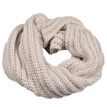 Knitted Circle Wool Scarf Shawl Wrap Warm Collar J4U66