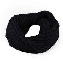 Knitted Circle Wool Scarf Shawl Wrap Warm Collar J4U66