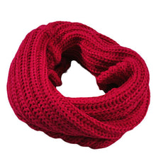 Knitted Circle Wool Scarf Shawl Wrap Warm Collar J4U66