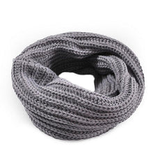Knitted Circle Wool Scarf Shawl Wrap Warm Collar J4U66