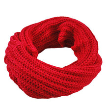 Knitted Circle Wool Scarf Shawl Wrap Warm Collar J4U66