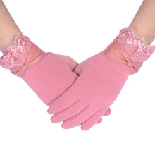 Womens Lovely Cute Screen Warm Gloves One Size  J4U66