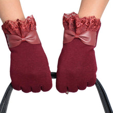 Womens Lovely Cute Screen Warm Gloves One Size  J4U66