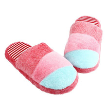 Soft Warm Lovely Velvet Women Ladies Home Anti Slip Slippers Indoor Shoes Cotton Slippers Soft Shoes J4U66