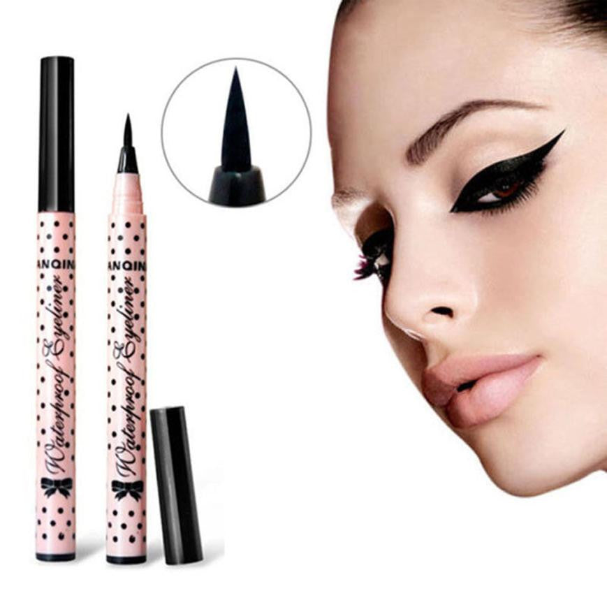 Women Black Waterproof Eyeliner Liquid Make Up Beauty Cosmetic Eye Liner Pencil Maquillaje Make Up Tool J4U66