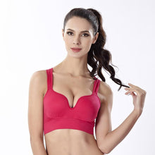 Women Bra Tops Patchwork Bra for Beautiful ladies girls Women Cross Straps Push Up Padded Stretch Bras Clothing J4U66