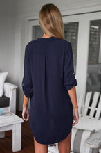 Women Casual Long Sleeve Tunic V Neck Loose Tops Plus Size Shirt Blouse Fast Shipping J4U66
