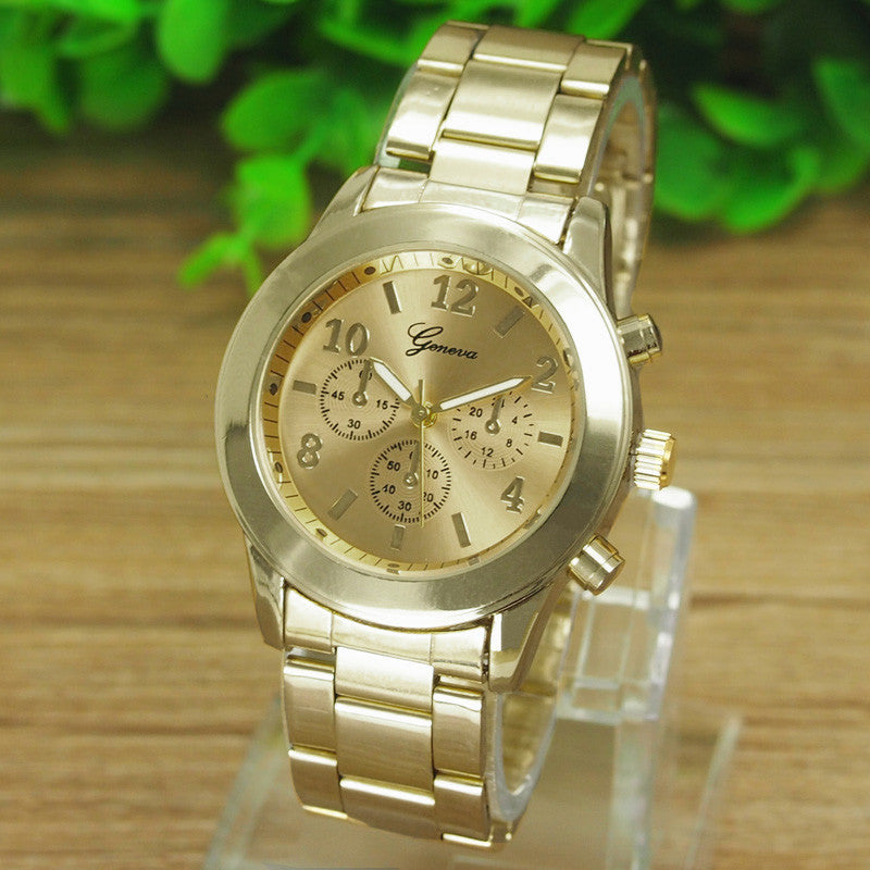Women Dress Watches Fashion Geneva Watches Leather Quartz Watch Casual Wristwatch Montre Femme Relojes Mujer J4U66