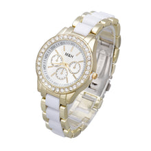Women Men's Luxury Fashion Ssilicone Chain Analog Quartz Roman Numerals Wrist Watches&  J4U66
