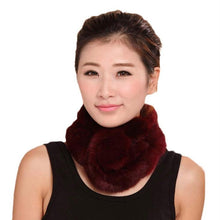 Women Scarf Lady Casual Fur Scarves Fur Ball Velvet Scarf  J4U66