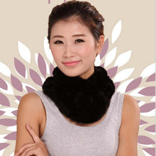 Women Scarf Lady Casual Fur Scarves Fur Ball Velvet Scarf  J4U66