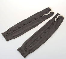 Women's Crochet Knitted Stocking Footless Leg Warmers Boot Lace Trim Thigh High Fast Shipping J4U66
