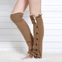 Women's Crochet Knitted Stocking Footless Leg Warmers Boot Lace Trim Thigh High Fast Shipping J4U66