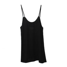 Womens Lady Sexy &Casual Sleeveless Black Bandage Chiffon Spaghetti Strap Cross Backless Dresses Plus Size XXL J4U66