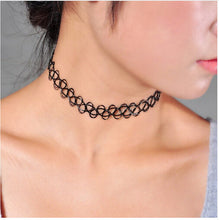 adjustable Fashion Vintage Stretch Tattoo Choker Necklace Bracelet Retro Gothic Punk Elastic Gift women luxury necklace J4U66