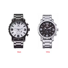 KANISHI Business Quartz watch Men sport Military Watches Men Stainless Steal Strap army wristwatch clock hours Complete J4U66