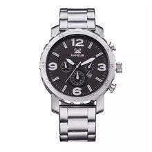 KANISHI Business Quartz watch Men sport Military Watches Men Stainless Steal Strap army wristwatch clock hours Complete J4U66
