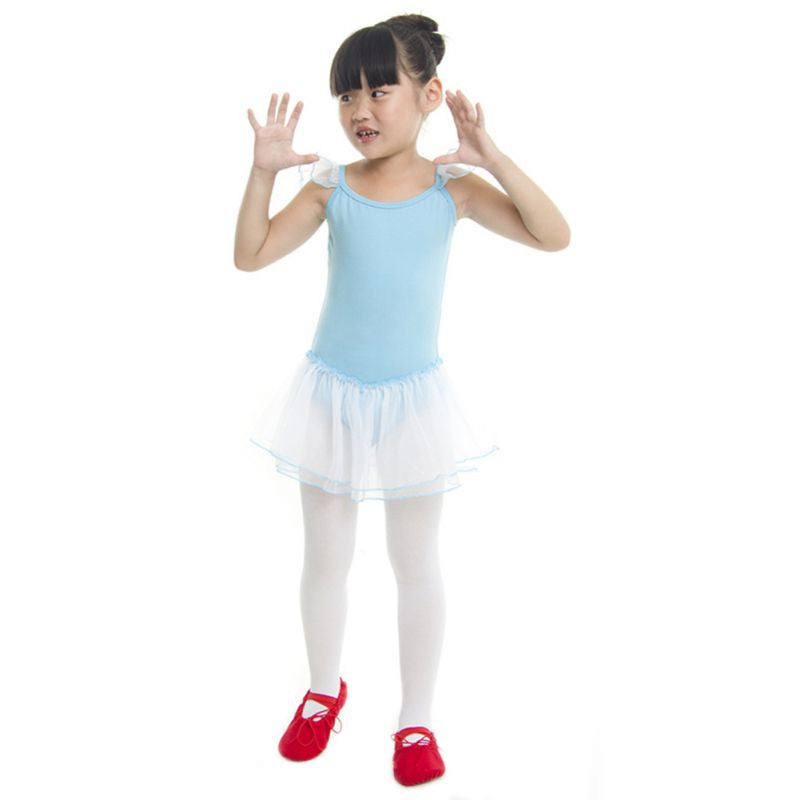 kid girl gymnastics dance leotard clothes dress children ballet tutu dresses 4~11 years J4U66