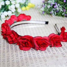 Kids Baby Girls Floral Flower Headwear Headbands Crown Wreath Hair Decor Hairbands PY J4U66