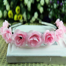 Kids Baby Girls Floral Flower Headwear Headbands Crown Wreath Hair Decor Hairbands PY J4U66
