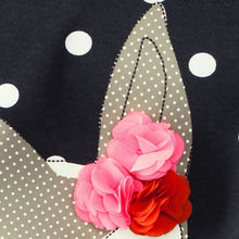 Kids Baby Girls Long Sleeve Lace Dress One-piece Dots Deer Cotton Dresses Toddlers Clothes J4U66