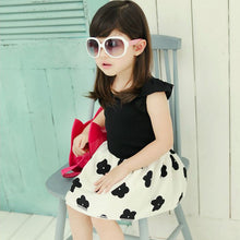 Kids Girl Princess Dress One-Piece Sleeveless Baby Girls Flower Dresses Sundress Clothes J4U66