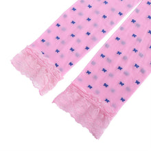 Kids Girl Velvet Leggings Flower Print 3/4 Length Legging Baby Girls Pants Clothes Gift  J4U66