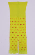 Kids Girl Velvet Leggings Flower Print 3/4 Length Legging Baby Girls Pants Clothes Gift  J4U66