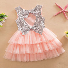 kids girls clothes baby dresses princess sequined bow party pageant wedding tulle tutu cake evening dress for girl 1~ years J4U66