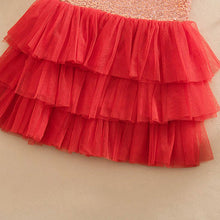 Kids Girls Clothes Baby Dresses Princess Sequined Bow Party Pageant Wedding Tulle Tutu Cake Evening Dress For Girl 1-6Years J4U66