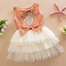 Kids Girls Clothes Baby Dresses Princess Sequined Bow Party Pageant Wedding Tulle Tutu Cake Evening Dress For Girl 1-6Years J4U66