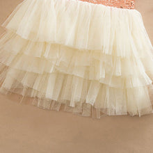 Kids Girls Clothes Baby Dresses Princess Sequined Bow Party Pageant Wedding Tulle Tutu Cake Evening Dress For Girl 1-6Years J4U66