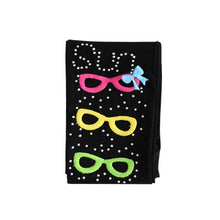 Kids Girls Eyeglasses Pattern Tights Stretch Pantyhose Baby Stockings 2-7Y J4U66