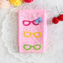 Kids Girls Eyeglasses Pattern Tights Stretch Pantyhose Baby Stockings 2-7Y J4U66