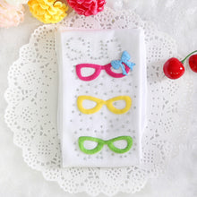 Kids Girls Eyeglasses Pattern Tights Stretch Pantyhose Baby Stockings 2-7Y J4U66