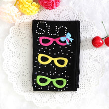 Kids Girls Eyeglasses Pattern Tights Stretch Pantyhose Baby Stockings 2-7Y J4U66