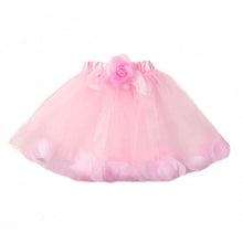 Kids Girls Flower Tulle Tutu Skirt Party Ballet Dancewear Skirts Pettiskirt Costume PYJFY66