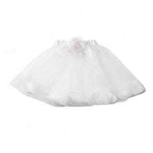 kids girls flower tulle tutu skirt party ballet dancewear skirts pettiskirt costume J4U66
