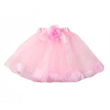 Kids Girls Flower Tulle Tutu Skirt Party Ballet Dancewear Skirts Pettiskirt Costume PYJFY66