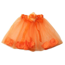 kids girls flower tulle tutu skirt party ballet dancewear skirts pettiskirt costume J4U66