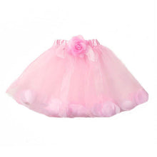 kids girls flower tulle tutu skirt party ballet dancewear skirts pettiskirt costume J4U66