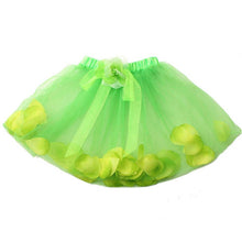 kids girls flower tulle tutu skirt party ballet dancewear skirts pettiskirt costume J4U66