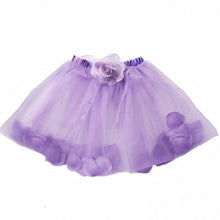 Kids Girls Flower Tulle Tutu Skirt Party Ballet Dancewear Skirts Pettiskirt Costume PYJFY66