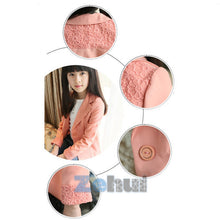 kids girls lace blazers jackets coats clothing solid color slim suits outwearcostume forchildren 2~7 years J4U66