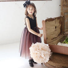 Kids Girls Tulle Dancing Tutu Dress Sequins Fancy Vest Puffy Dresses J4U66