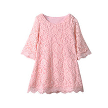 Kids Sweet Girls Baby Dress Clothing Girl Floral Flower Lace Party Dresses Children Clothes J4U66