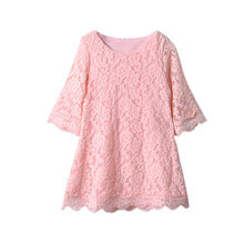 Kids Sweet Girls Baby Dress Clothing Girl Floral Flower Lace Party Dresses Children Clothes J4U66
