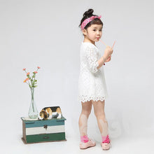 Kids Sweet Girls Baby Dress Clothing Girl Floral Flower Lace Party Dresses Children Clothes J4U66