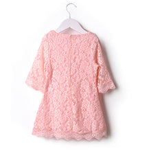 Kids Sweet Girls Baby Dress Clothing Girl Floral Flower Lace Party Dresses Children Clothes J4U66