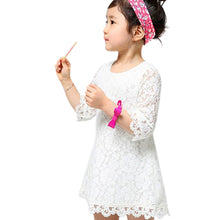 Kids Sweet Girls Baby Dress Clothing Girl Floral Flower Lace Party Dresses Children Clothes J4U66